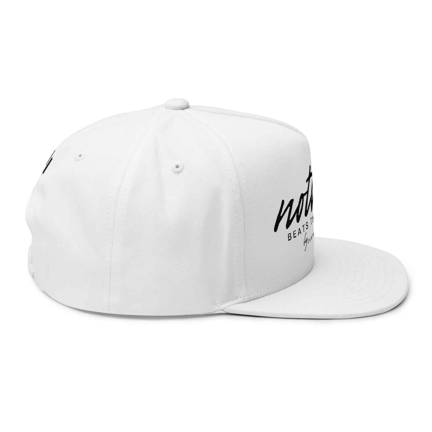 Curtis Carroll's Nothing Beats The Stocks Stylish Embroidered Flat Bill Cap - "Nothing Beats The Stocks"