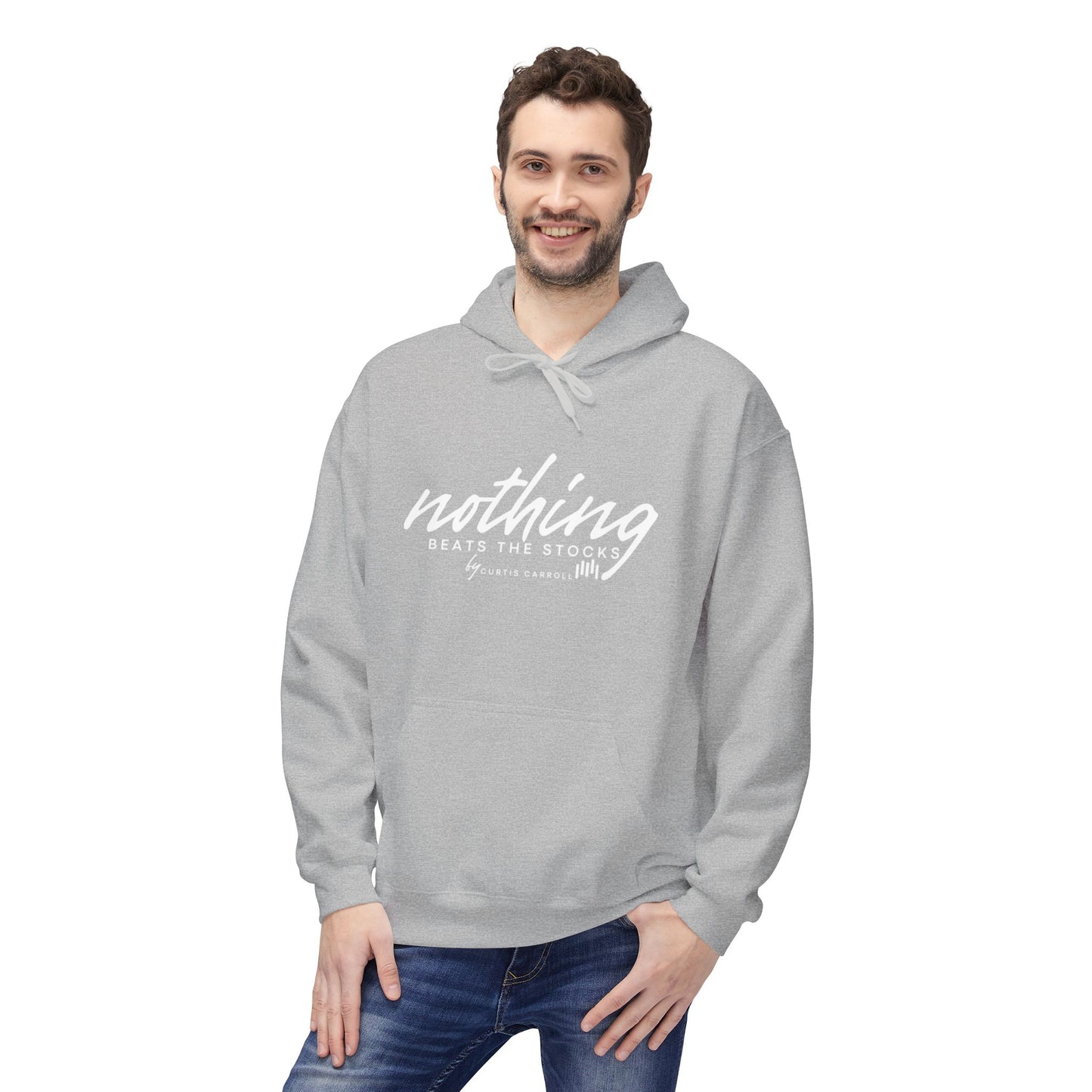 Curtis Carroll's Nothing Beats The Stocks Cozy Unisex Softstyle Fleece Hoodie - Perfect for Everyday Wear