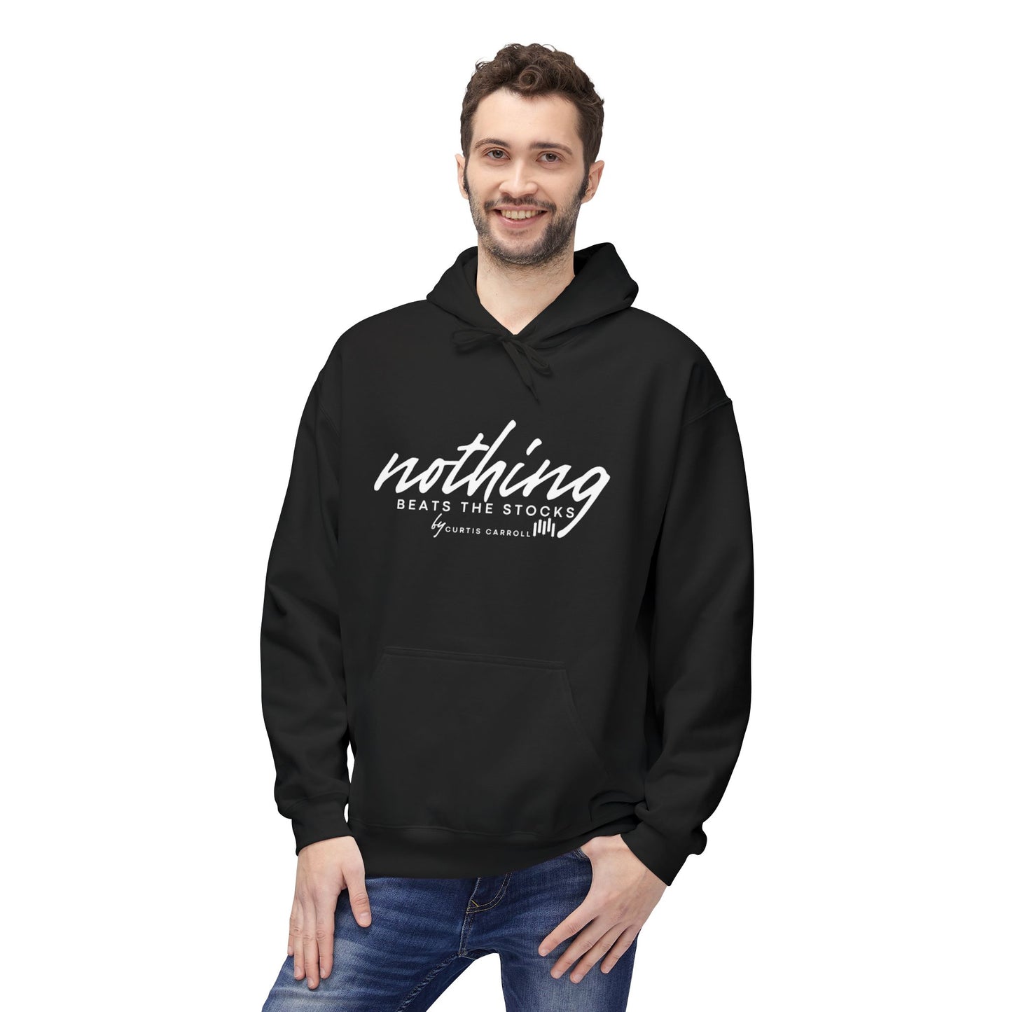 Curtis Carroll's Nothing Beats The Stocks Cozy Unisex Softstyle Fleece Hoodie - Perfect for Everyday Wear
